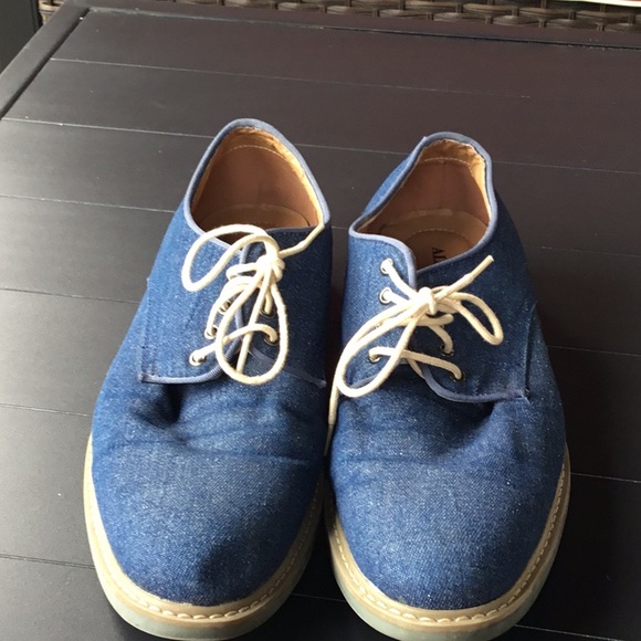 Alfani Men’s Denim Dress Shoes Size 11.5 - Picture 2 of 4